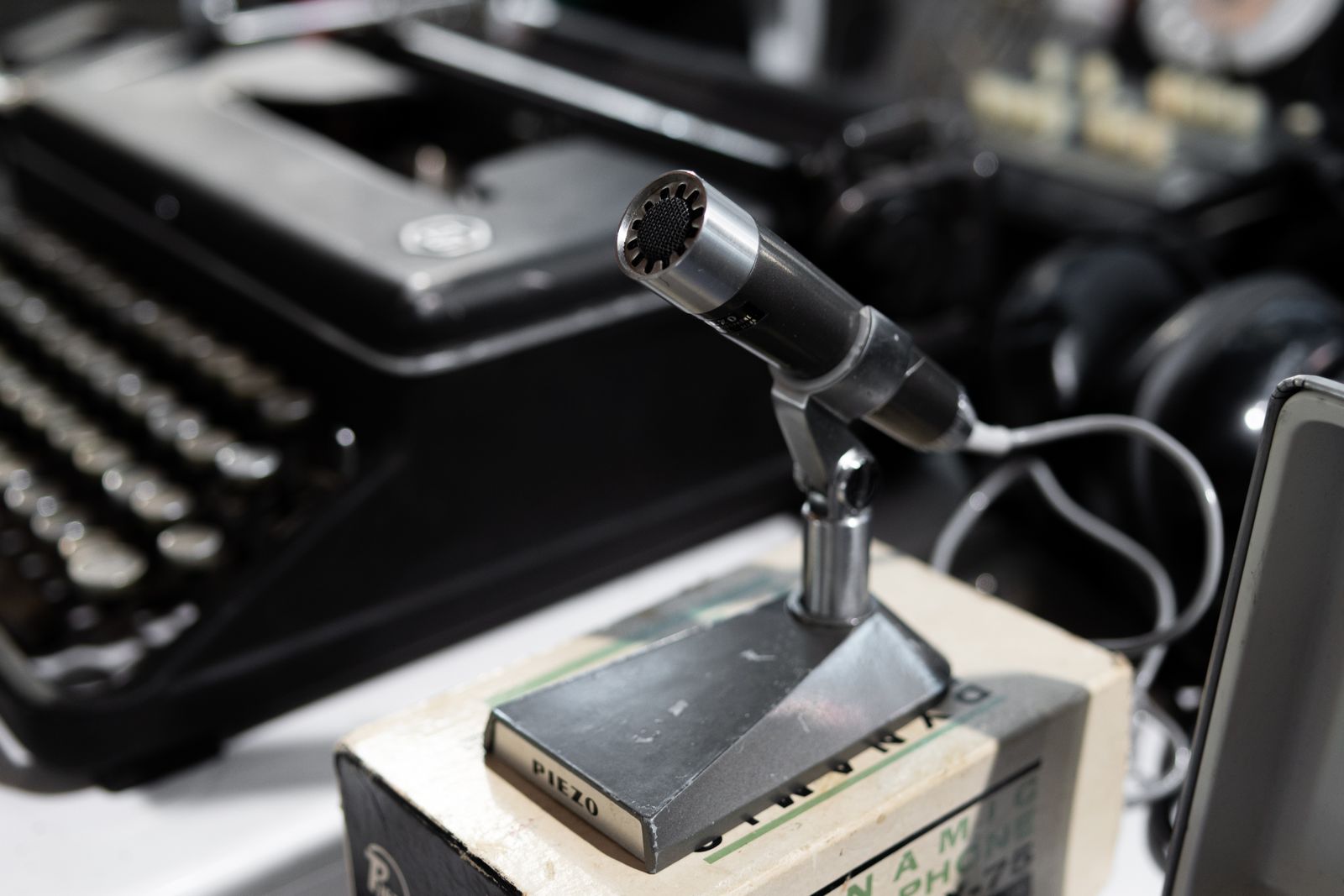A mixing desk used to produce Voxnettle's weekly podcast